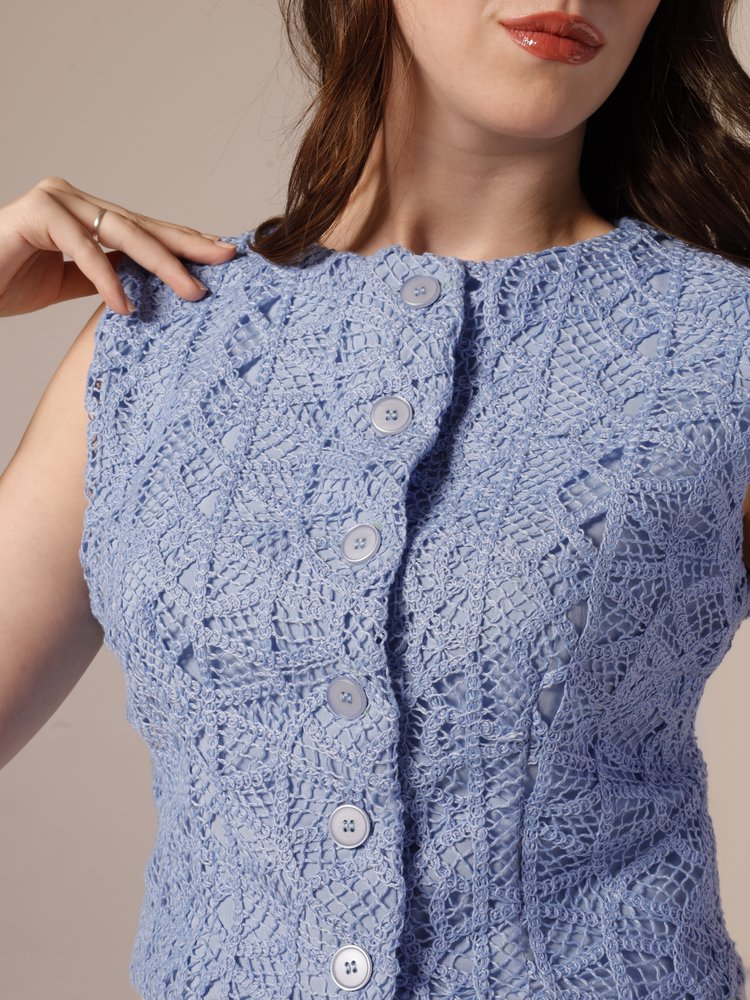 Crochê Azul - Denise Zago Concept - foto 3
