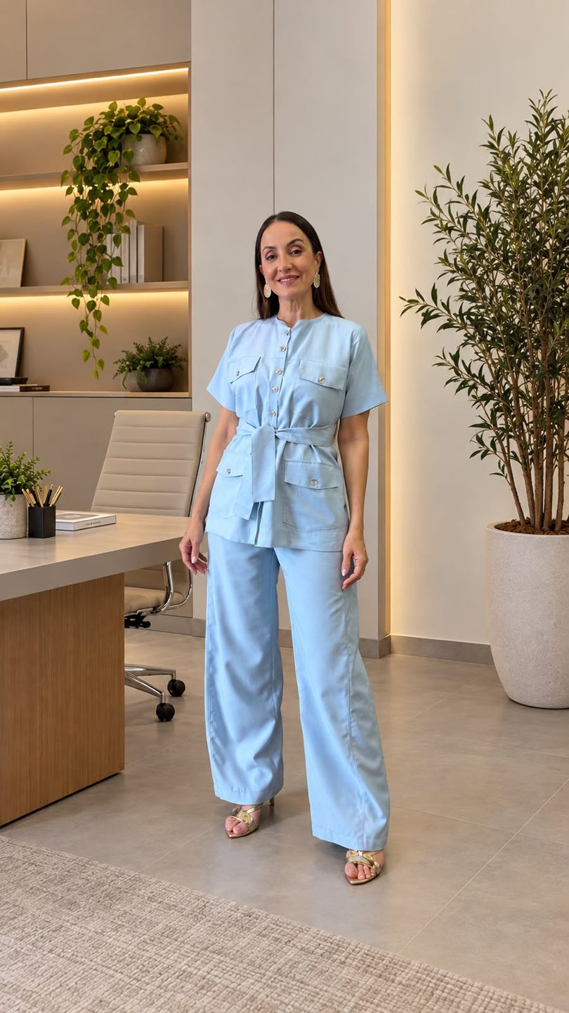 Conjunto Azul Claro - Denise Zago Concept